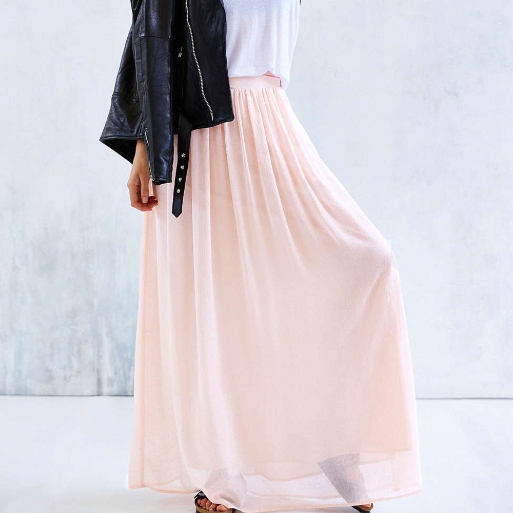 Urban Outfitters pink maxi dress